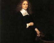 杰拉德 特 博尔奇 : Portrait Of A Young Man